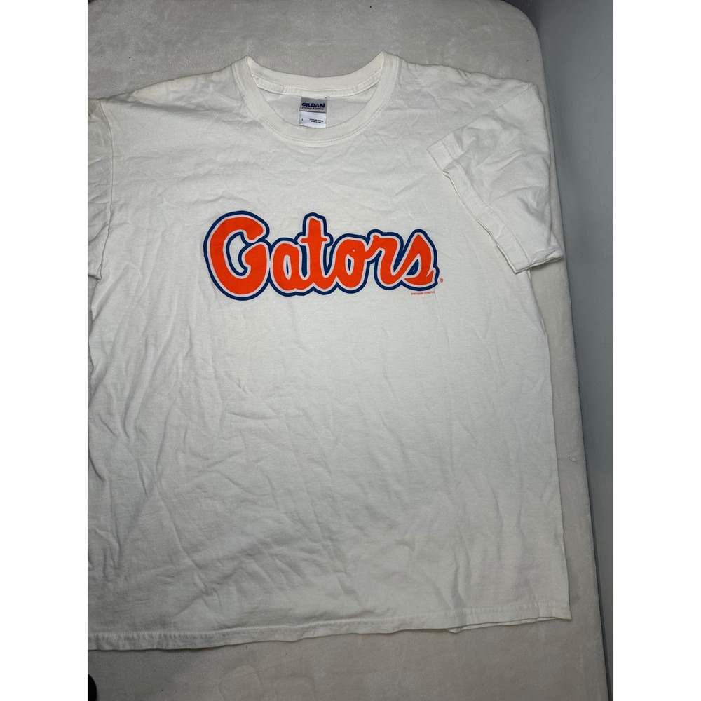 Gildan Vintage Florida Gators T Shirt Large Short Sleeve Metropolis Graphics